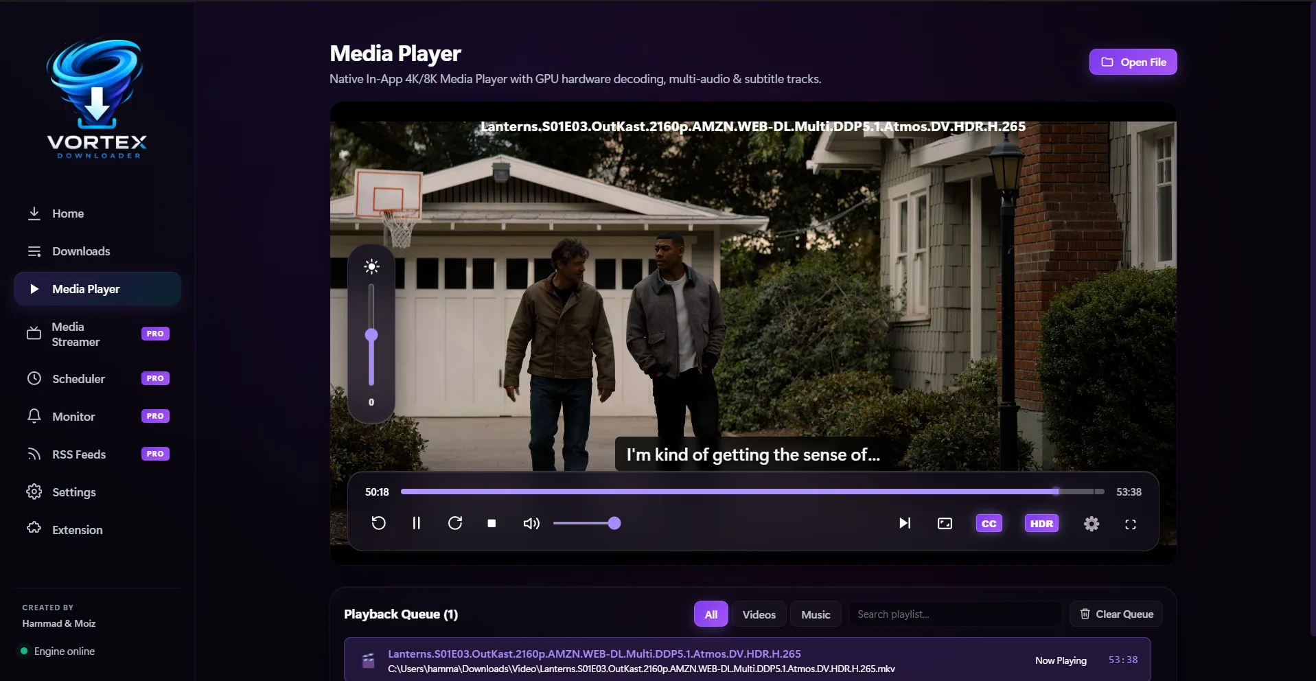 Vortex Media Player Preview